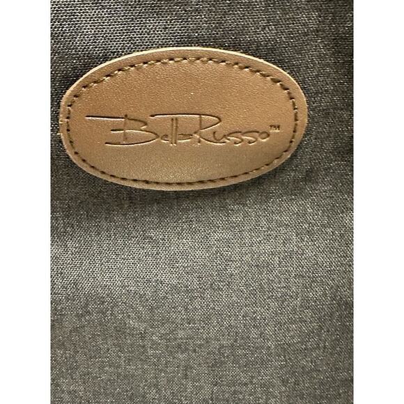 Bella Russo Charcoal Gray Weekender Canvas Bag Tote & Cosmetic Bag - Picture 2 of 12